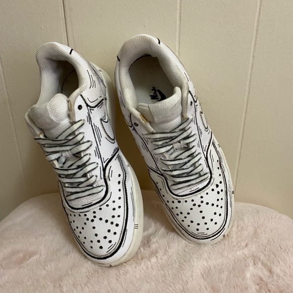 Custom 2D Nike Tennis Shoes - Picture 8 of 13